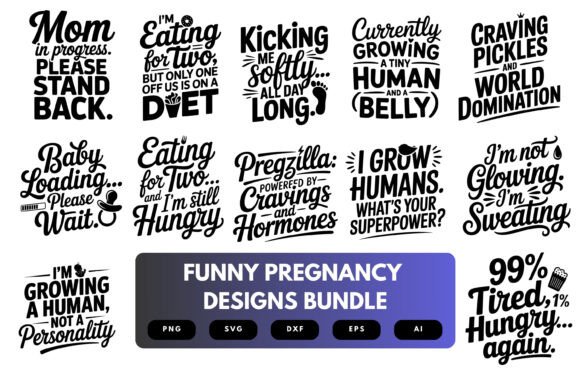 Download Funny Pregnancy SVG Bundle - Funny pregnancy svg Collection