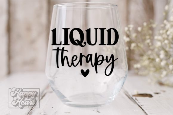 Download Liquid Therapy SVG - Funny Wine Quote - Funny wine quote Collection