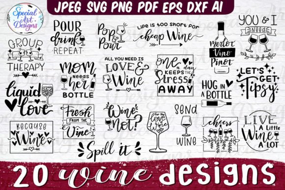 Download Funny Wine Quote SVG Bundle - Funny wine quote Collection